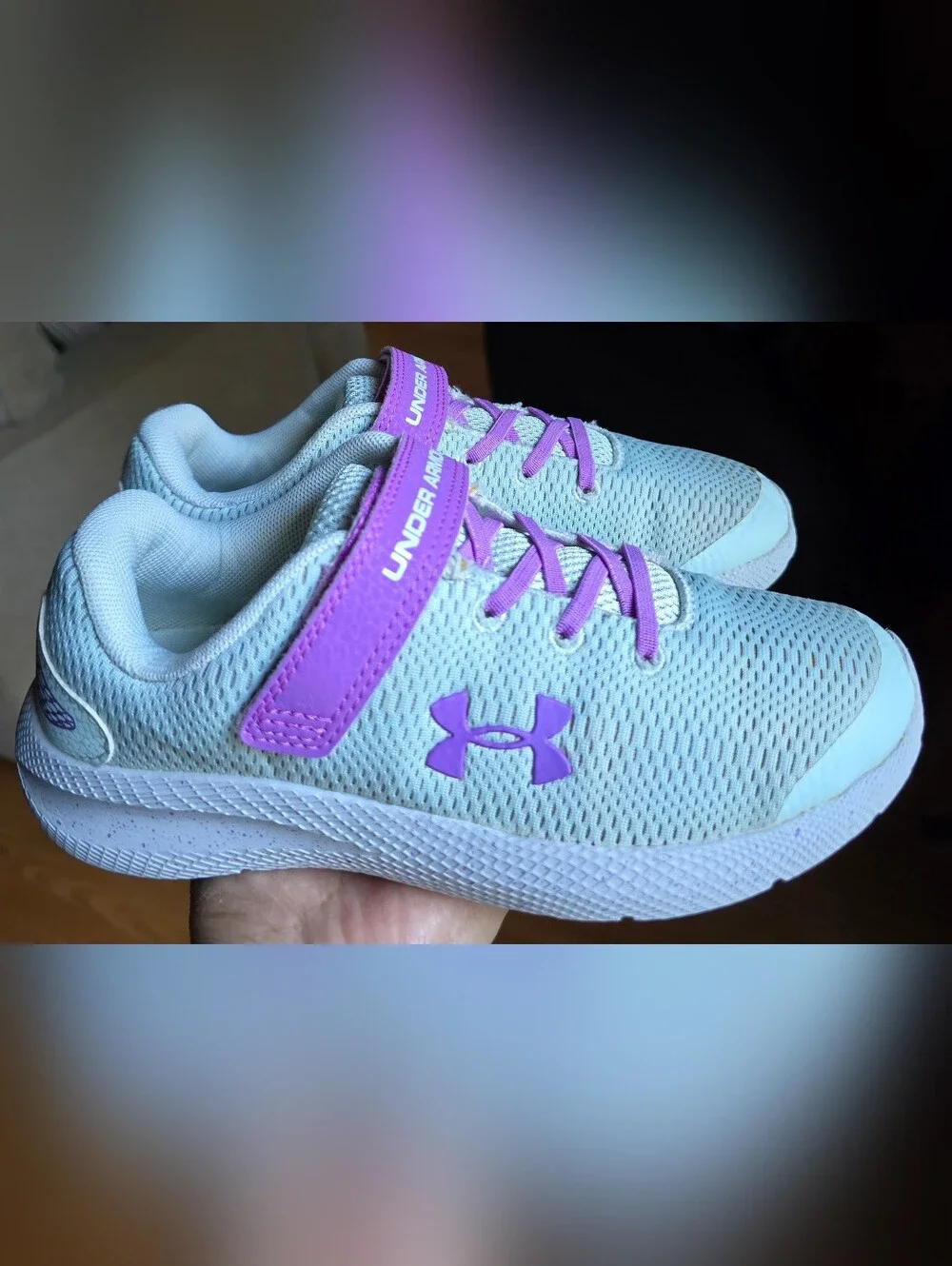 Sz 3Y Little Kids UNDER ARMOUR PURSUIT 2AC Bungee Lace/Adjustable Strap